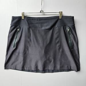 Nike Golf Skort Womens XL Black Tour Performance Knit Skirt 452803-010